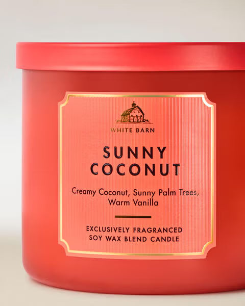 Sunny Coconut - Vela 3 Mechas