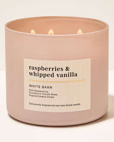 Raspberries & Whipped Vanilla - Vela 3 Mechas
