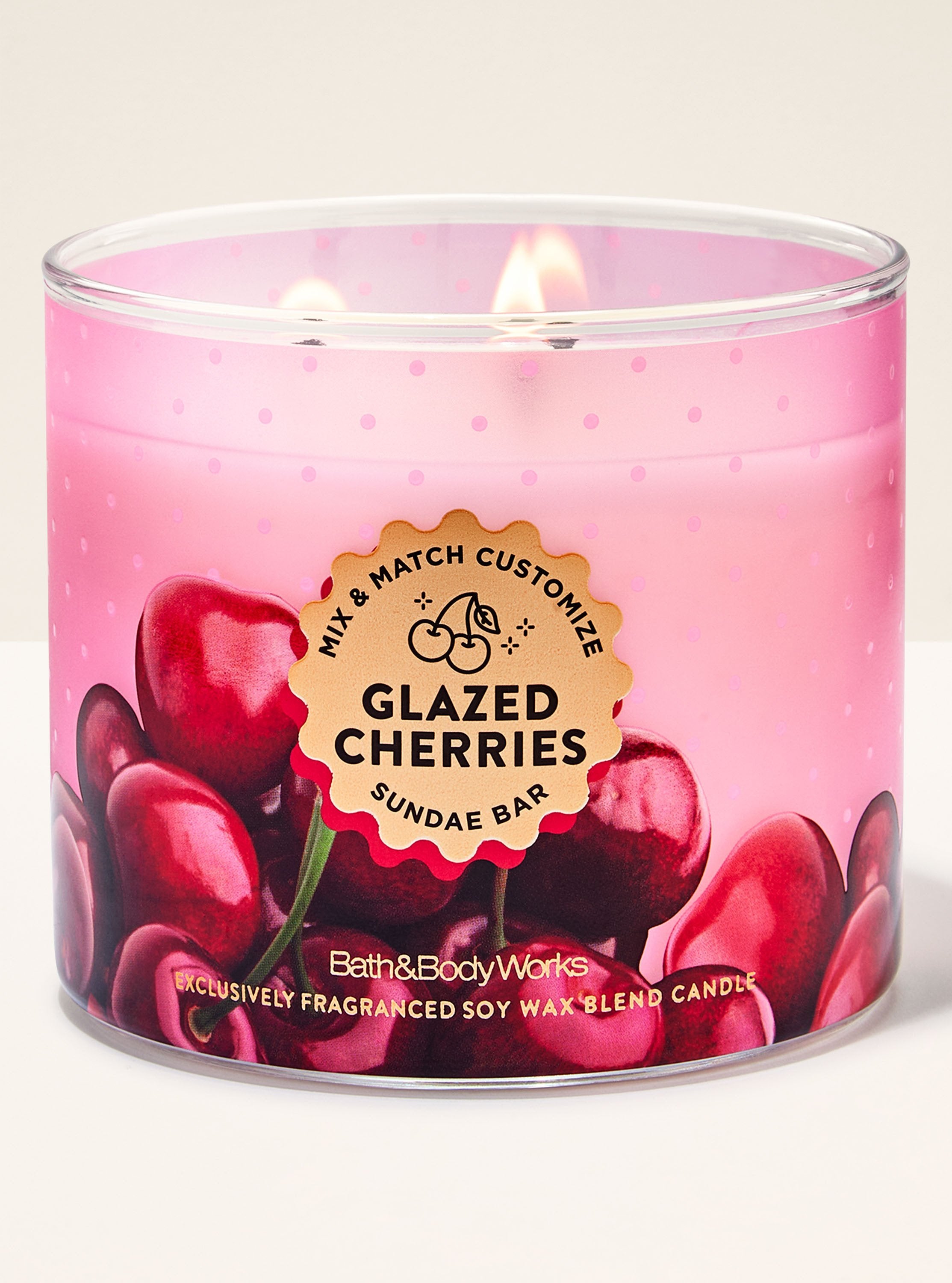 Glazed Cherries - Vela 3 Mechas