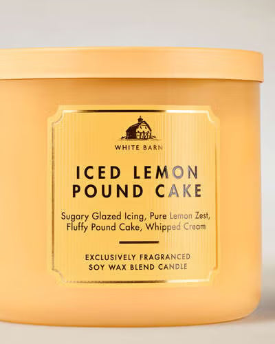Iced Lemon Pound Cake - Vela 3 Mechas