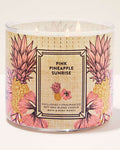 Pink Pineapple Sunrise - Vela 3 Mechas
