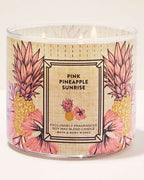 Pink Pineapple Sunrise - Vela 3 Mechas