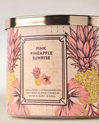 Pink Pineapple Sunrise - Vela 3 Mechas