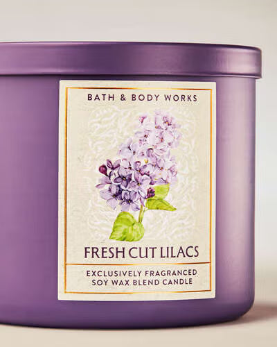 Fresh Cut Lilacs - Vela 3 Mechas