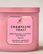 Champagne Toast  - Vela 3 Mechas