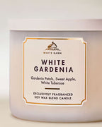 White Gardenia - Vela 3 Mechas