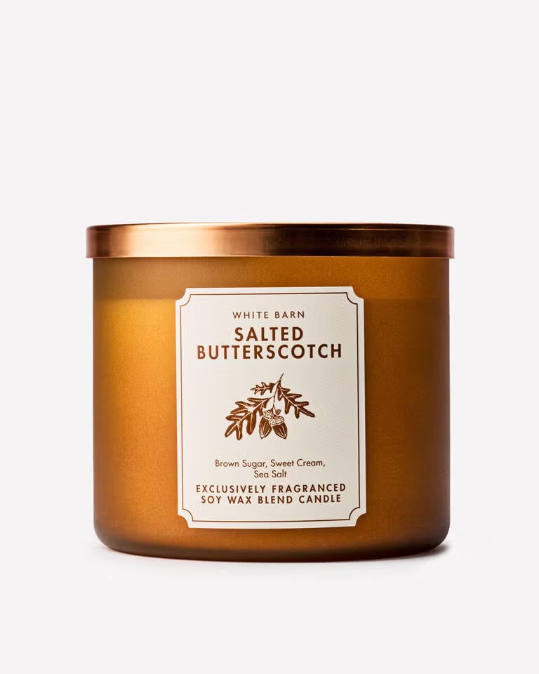 Salted Butterscotch - Vela 3 Mechas