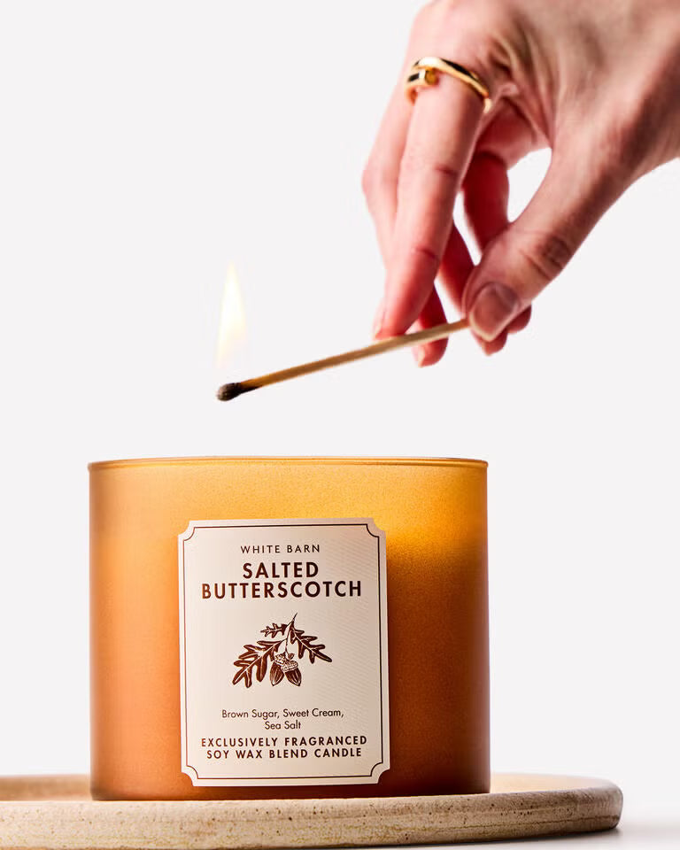 Salted Butterscotch - Vela 3 Mechas