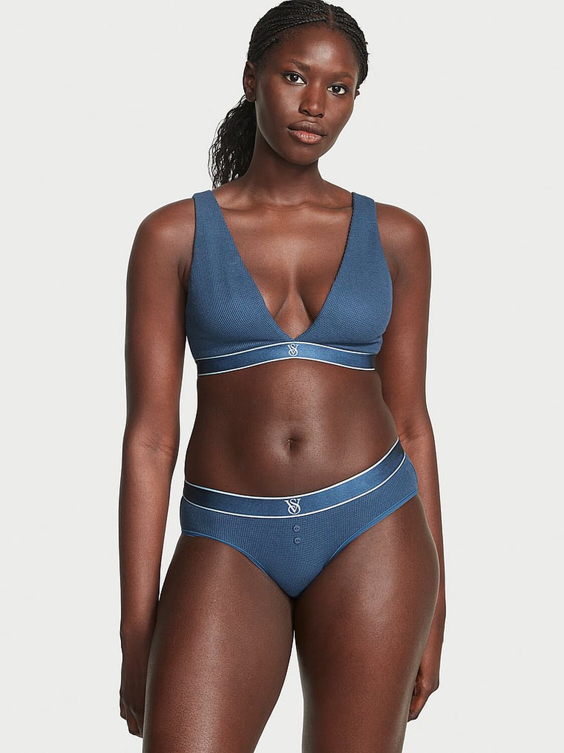 Victoria's Secret Hipster de Algodón Waffle