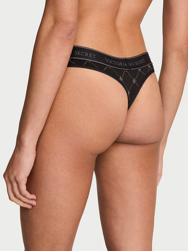 Victoria's Secret - Tanga Estampada con Logo
