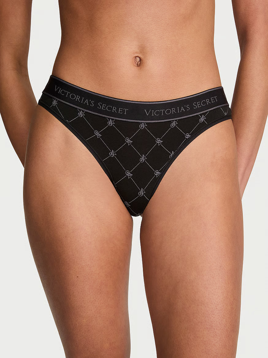 Victoria's Secret - Tanga Estampada con Logo