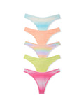 PINK Victoria's Secret Tanga de Algodón Paquete de 5