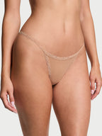 Victoria's Secret Tanga de Algodón con Encaje