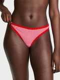 Victoria's Secret - Tanga de Encaje Cuadriculada