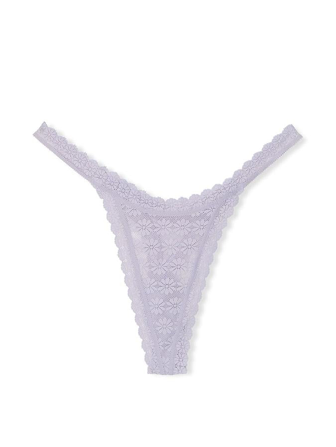 Victoria's Secret Tanga de Encaje con Margaritas