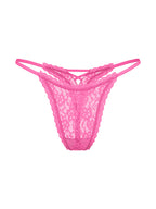 Victoria's Secret Tanga de Encaje con Tiras