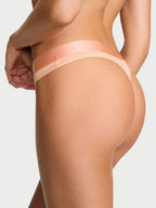 Victoria's Secret - Tanga con Logo de Corazón Brillante