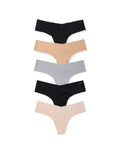 PINK Victoria's Secret Tanga Sin Costuras Paquete de 5