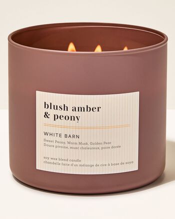 Blush Amber & Peony - Vela 3 Mechas