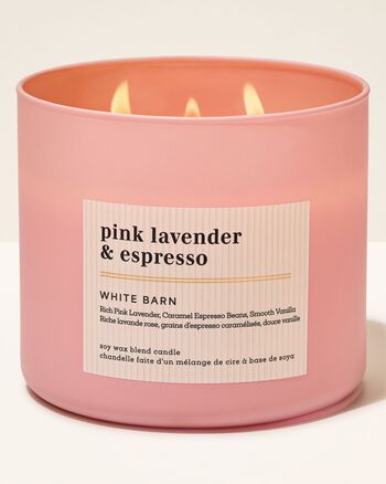 Pink Lavender & Espresso - Vela 3 Mechas