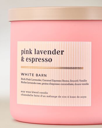 Pink Lavender & Espresso - Vela 3 Mechas