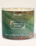 White Tea & Sage - Vela 3 Mechas