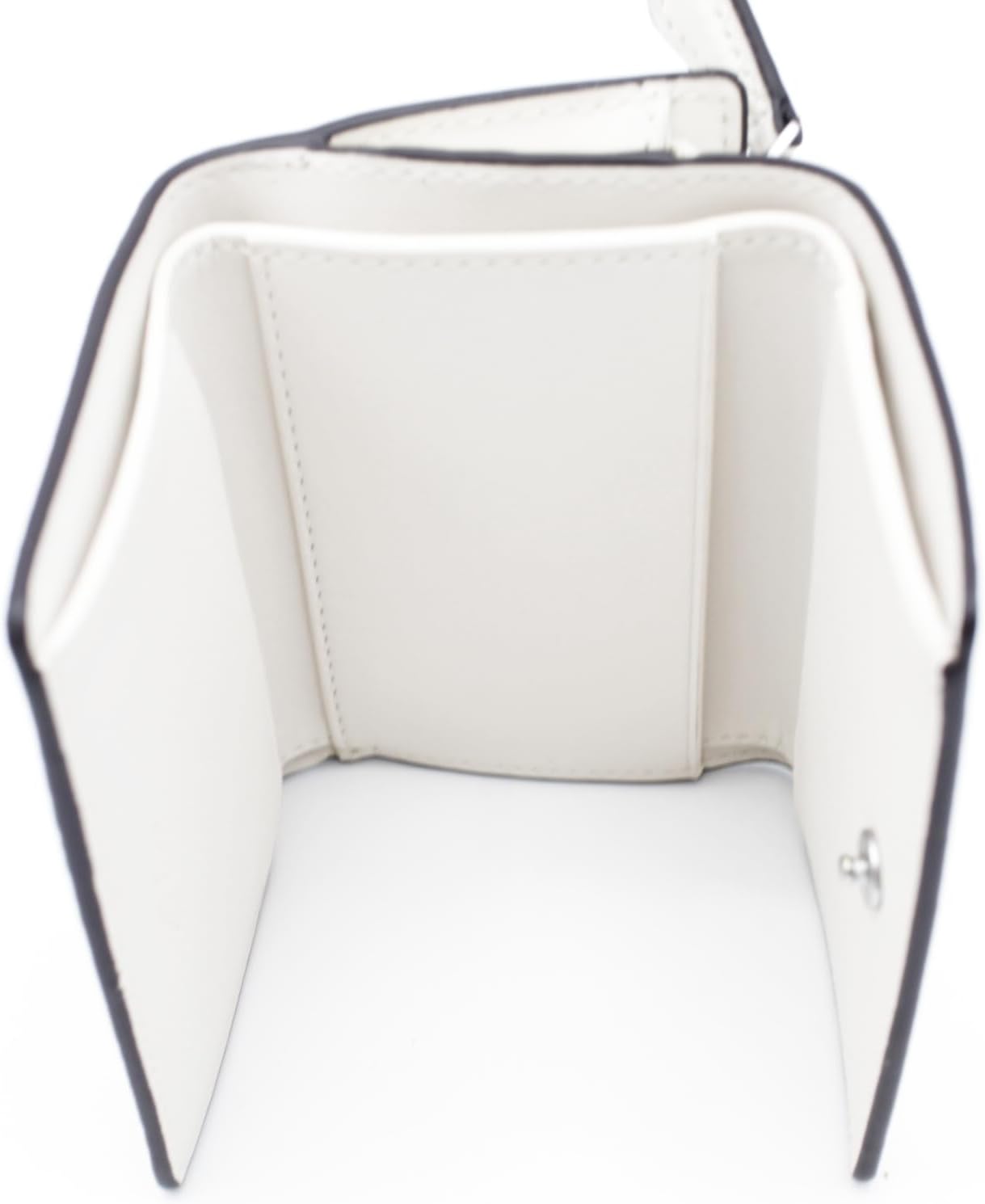 Billetera Coach Triple Pliegue Beige