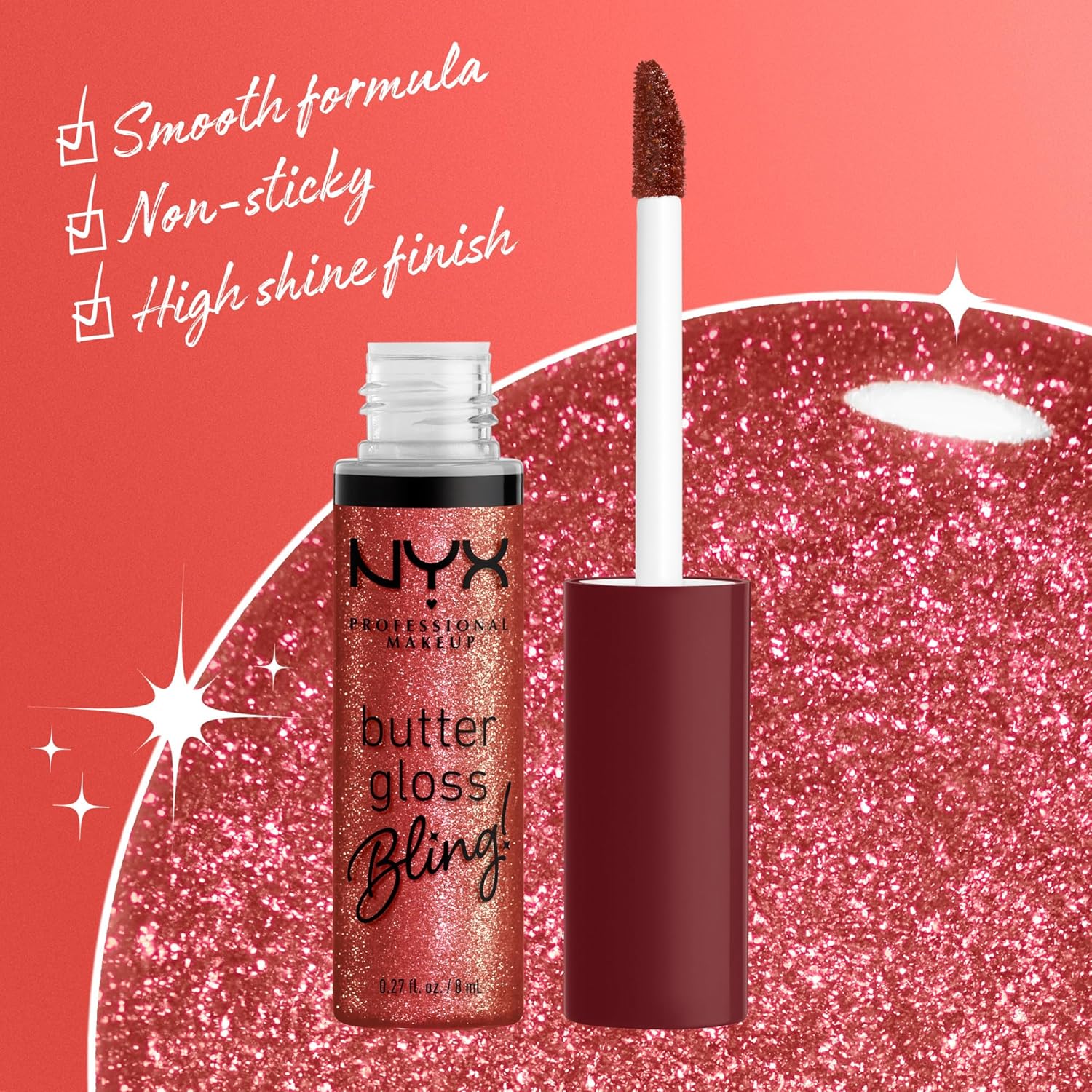 NYX Professional Butter Gloss Con Brillo Color Big Spender