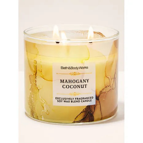Mahogany Coconut - Vela 3 Mechas