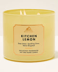 Kitchen Lemon - Vela 3 Mechas